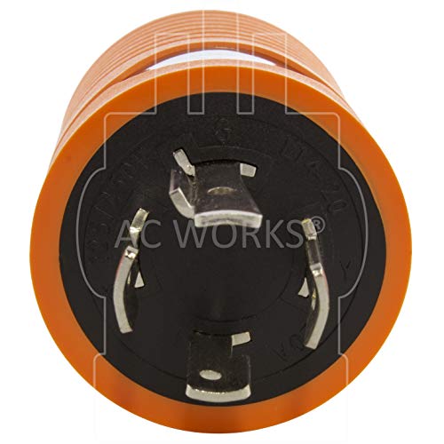 AC WORKS Generator to Transfer Switch L14-30 Inlet Box Adapter (L14-20 20Amp 4-Prong to L14-30 Compact) - Image 4