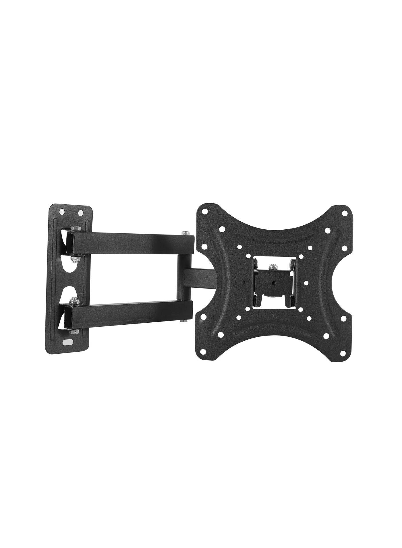 Single Arm Swivel TV Wall Mount Bracket for 14-32 Inch Curved & Flat Panel TVs up to 30 kg/66 lbs, TV Wall Bracket with Sliding Long Arm & Full-Motion Design for Maximum Viewing, Black | TF-200S