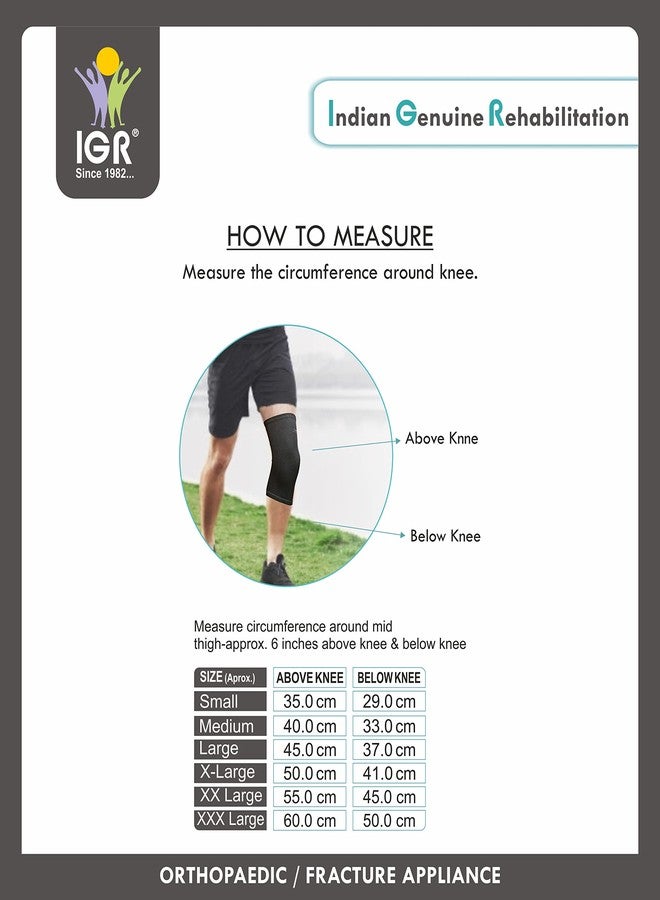 IGR راحة الركبة من IGR | دعامة للركبة لتخفيف آلام الركبة، مناسبة للرياضات، كرة القدم، الكريكيت، المشي والتمارين الرياضية | (كبير جدًا - 75-85 كجم) - Image 5