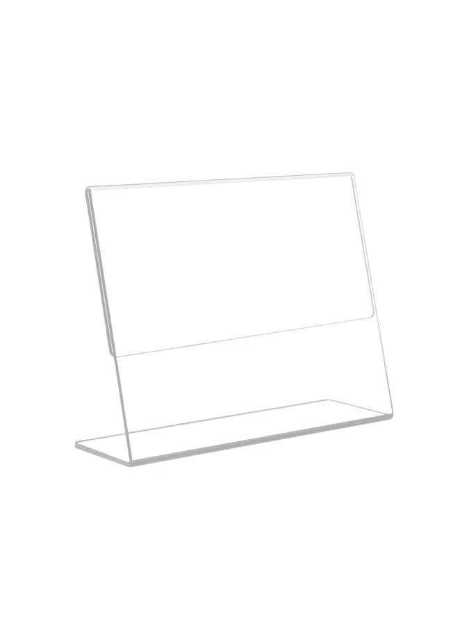 TPGP حامل لافتات - أفقي A4 - حامل أكريليك شفاف 11" × 8 1/2" × 1 قطعة معبأة في صندوق - Image 3