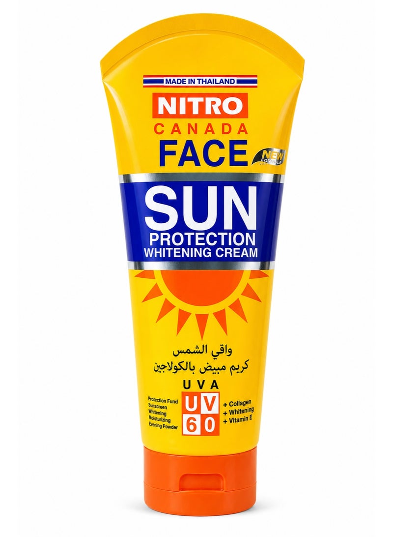NITRO CANADA Face Sun Protection Whitening Cream UV 60, 170g - Image 1