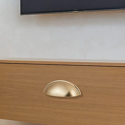 HARPOON Bin Cup Drawer Handle Cabinet Hardware Drawer Pulls 3 Inch 76mm 10 Pack Champagne Gold - Image 2