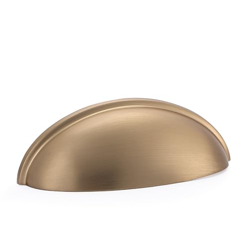 HARPOON Bin Cup Drawer Handle Cabinet Hardware Drawer Pulls 3 Inch 76mm 10 Pack Champagne Gold - Image 1