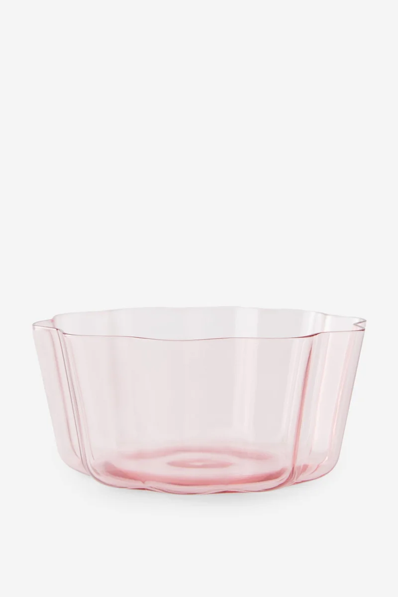 Typo Glass Flower Bowl