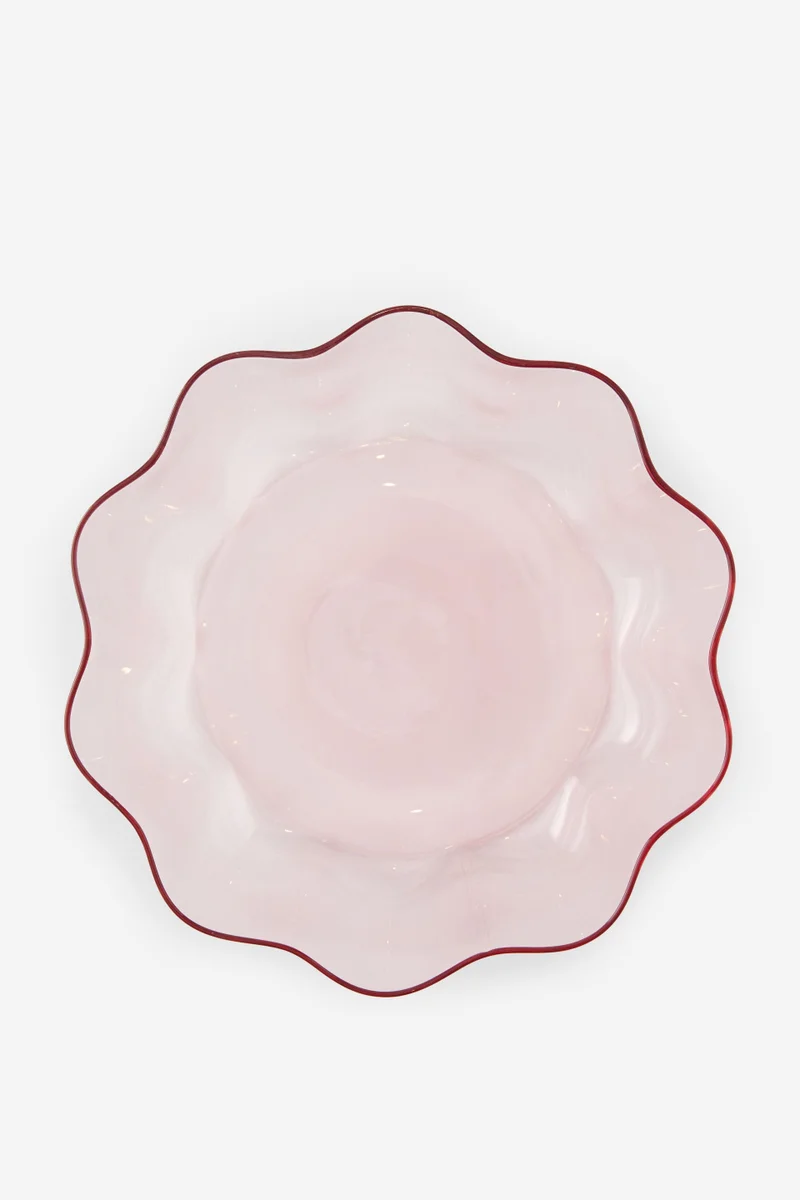 Typo Glass Flower Bowl