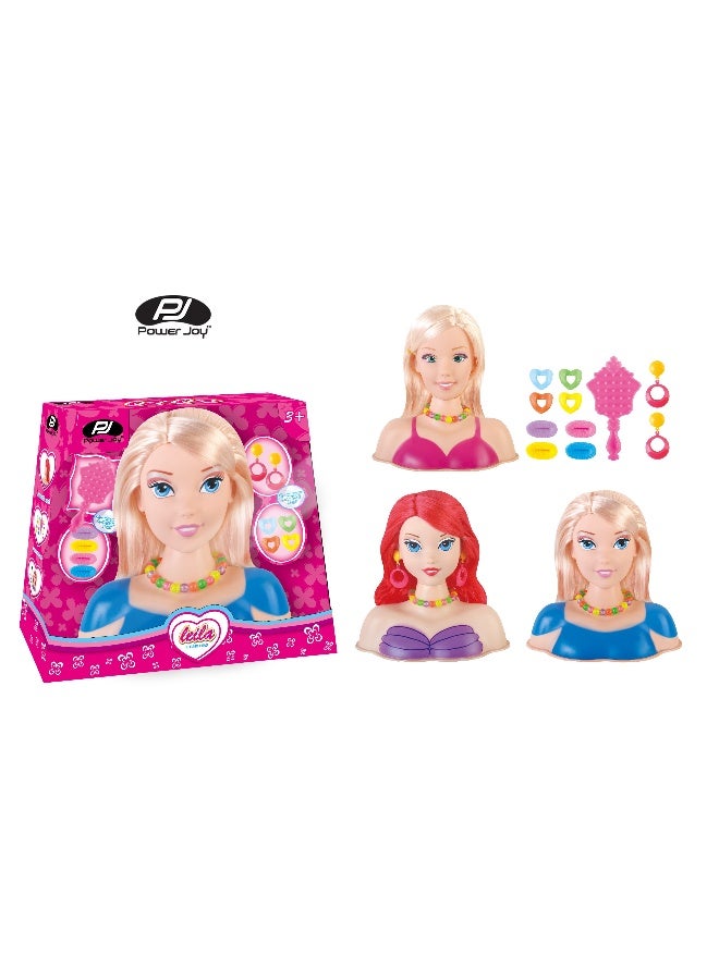 Power Joy Leila Styling Head - Assorted 1pc - Image 2