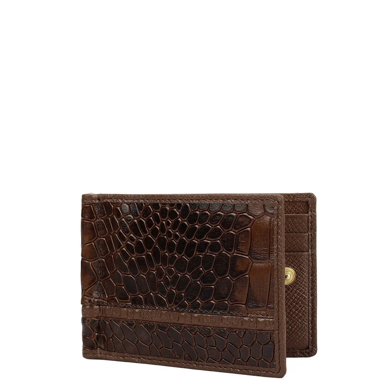 Da Milano Date Croco Leather Money Clip - Date for Men | Best Price UAE