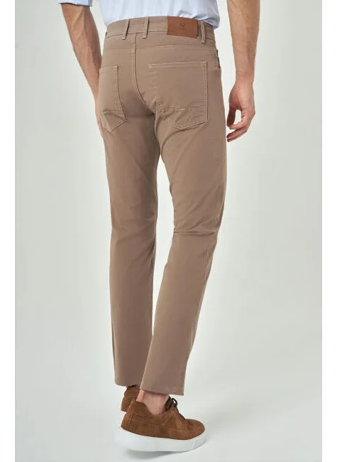 Bisse Men's 5 Pocket Sports Trousers MINK PNS23Y23110_D08