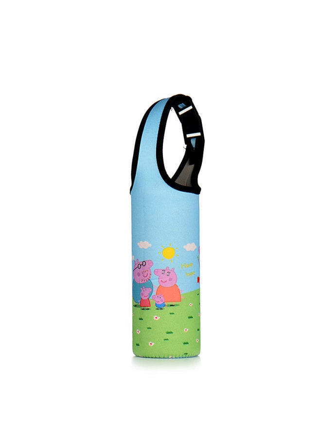 Thermos Cup Cover Elastic Protective Cover Thickened Cartoon Water Cup Cover Diving Cloth Simple Cup Cover Printing Set-Color:Pluto-Capacity:300-600ml - Image 3