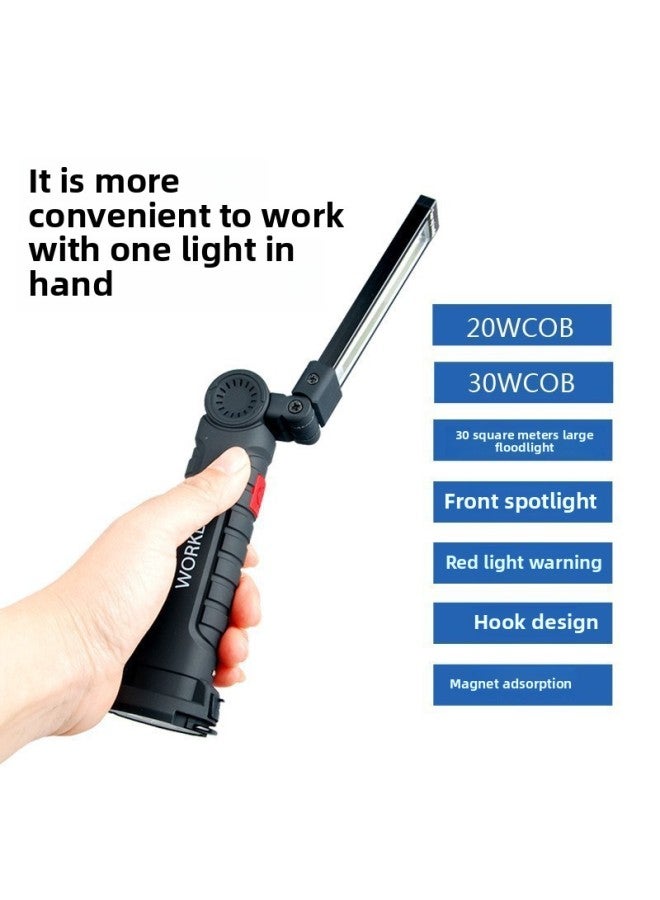 COB Charging Strip Work Lamp Portable Dimmable LED Inspection Lamp With Magnet At The Bottom Of The Emergency Lighting