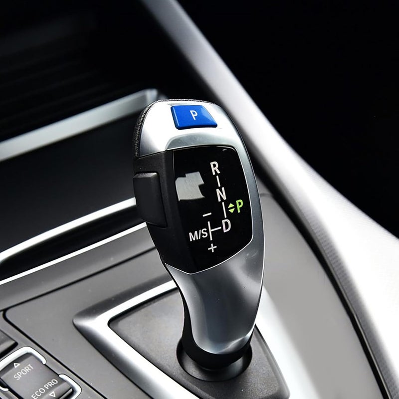 Gear Shift P Button Replacement, Sporty Gear Shift Knob Lever for 1 2 3 4 5 6 7 Series, Includes X3 X4 X5 X6 Models - High - Grade ABS Material, Easy Installation, Durable and (Blue) - Image 2