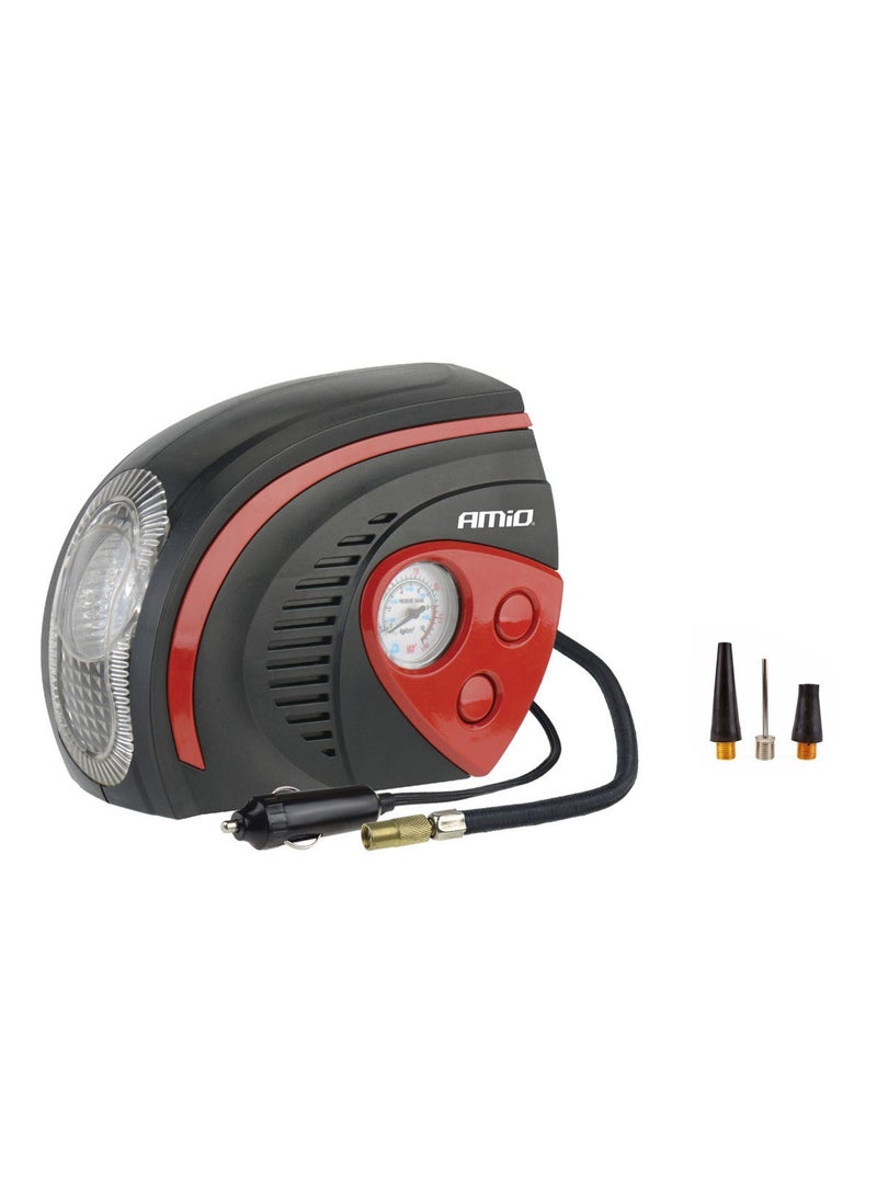 أميو **ضاغط هواء محمول للسيارة 12 فولت لنفخ الإطارات مع مصباح LED – ACOMP-08 - Image 3