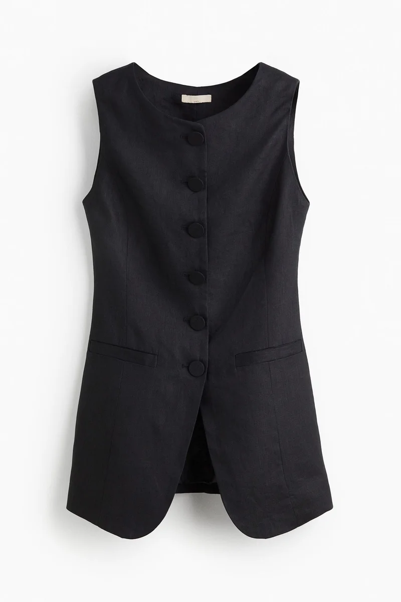 H&M Linen suit waistcoat