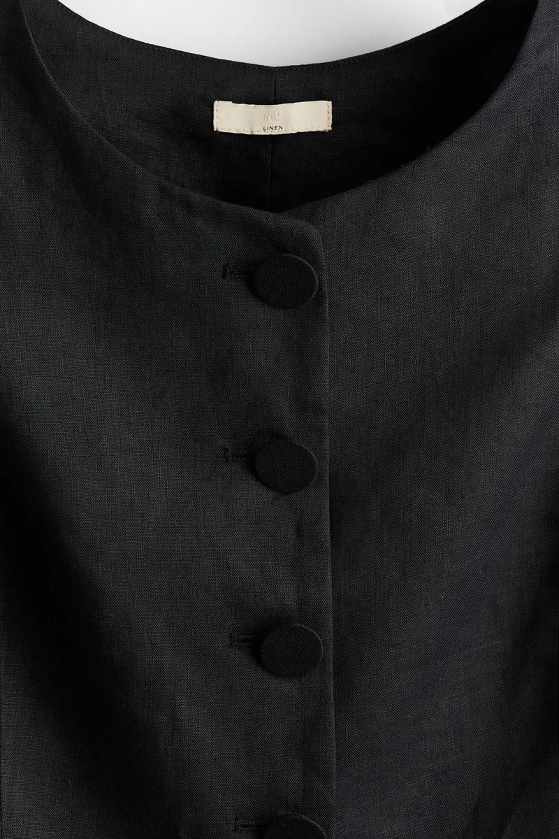 H&M Linen suit waistcoat