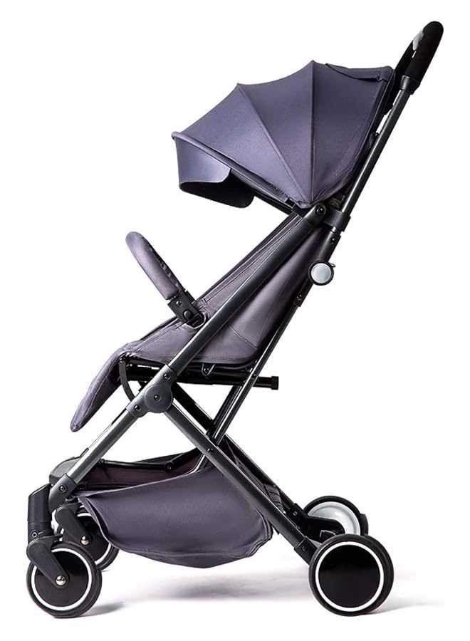 erorex Travel Lite Shock Proof Stroller Sld Extra Wide Seat Single Hand Fold 360° Rotating Wheels Air - Image 3