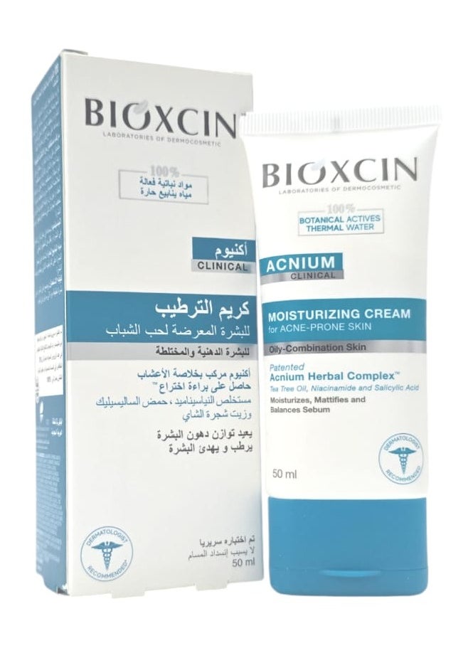 BIOXCIN - Moisturizing Cream For Acne-Prone Skin 50ml - Image 1