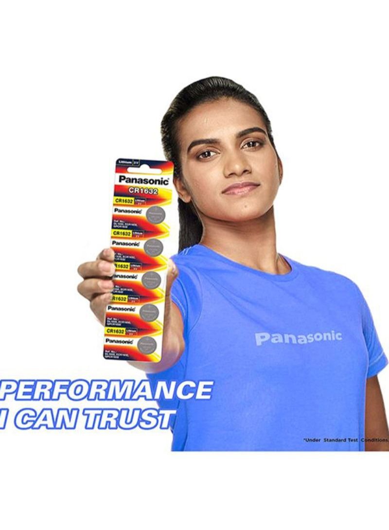 Panasonic 5 Piece Coin Battery Set Silver - Image 2