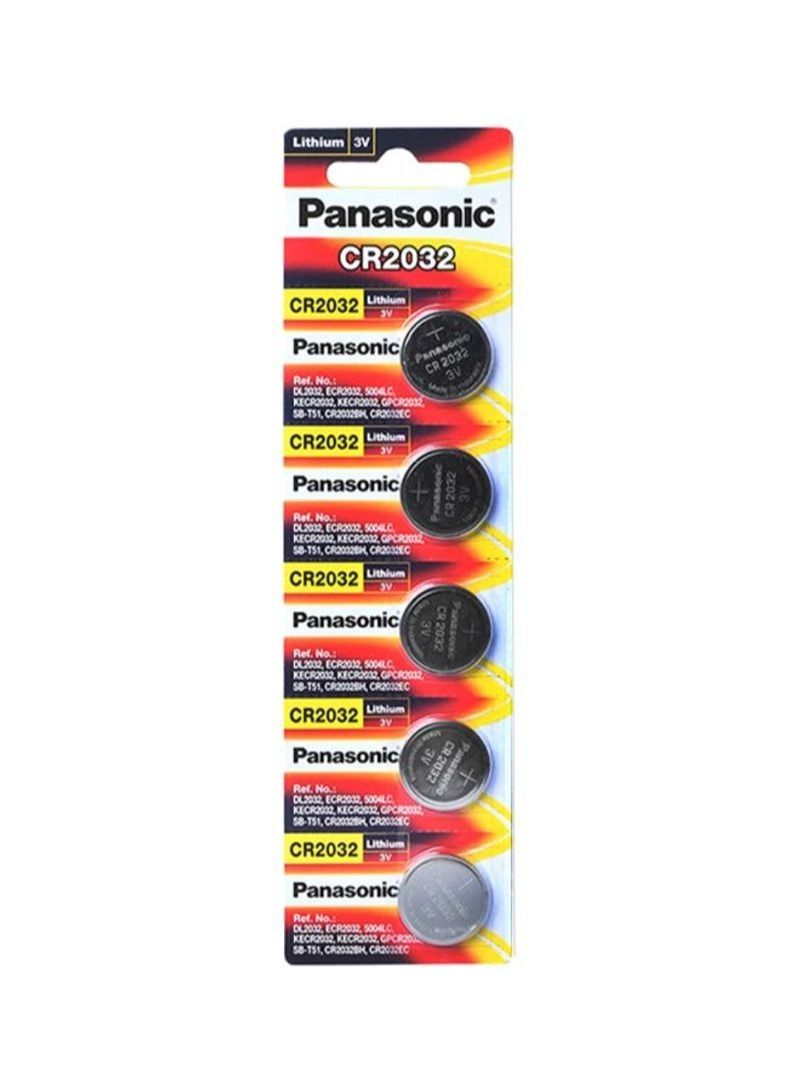 Panasonic 5 Piece Coin Battery Set Silver - Image 1
