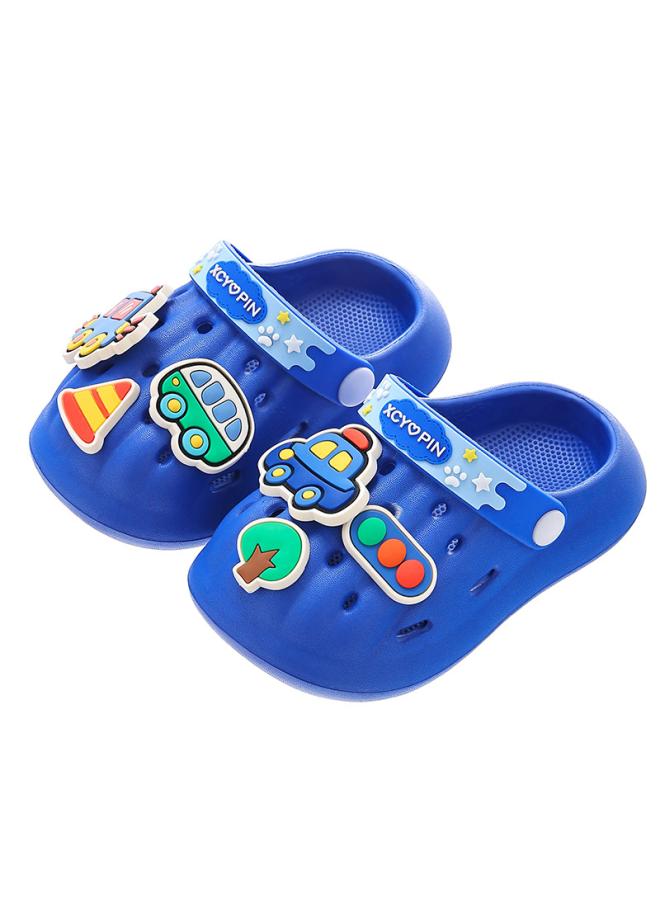 SHAKA New Car Children'S Slippers Outside Wear Hole Shoes Men And Women Cartoon Cute Slippers - Image 5