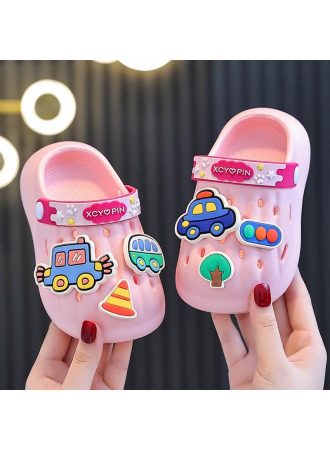 SHAKA New Car Children'S Slippers Outside Wear Hole Shoes Men And Women Cartoon Cute Slippers - Image 2
