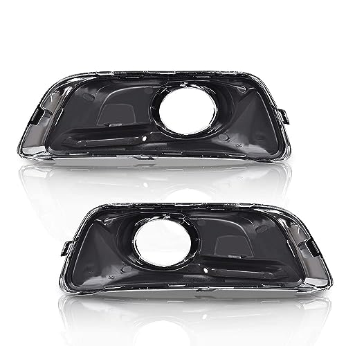 GPLUS غطاء مصباح الضباب الأمامي G-PLUS للجانب السائق والراكب متوافق مع شيفروليه ماليبو إيكو 2013-2014 / يناسب شيفروليه ماليبو 2013-2015 / يناسب شيفروليه ماليبو المحدودة 2016 غطاء مصباح الضباب GM1039136 GM1038136 - Image 2