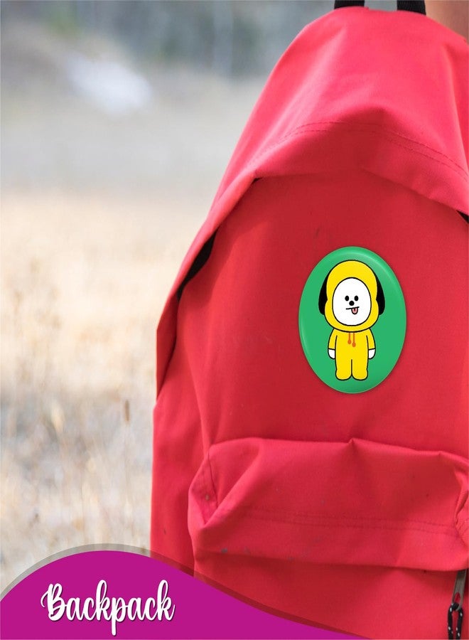 Bhai Please BTS Jimin Badge | 44mm Round Shaped Pin- Badge | Pin-Back Button Badge | Gift for Birthday, Events (25) - Image 3