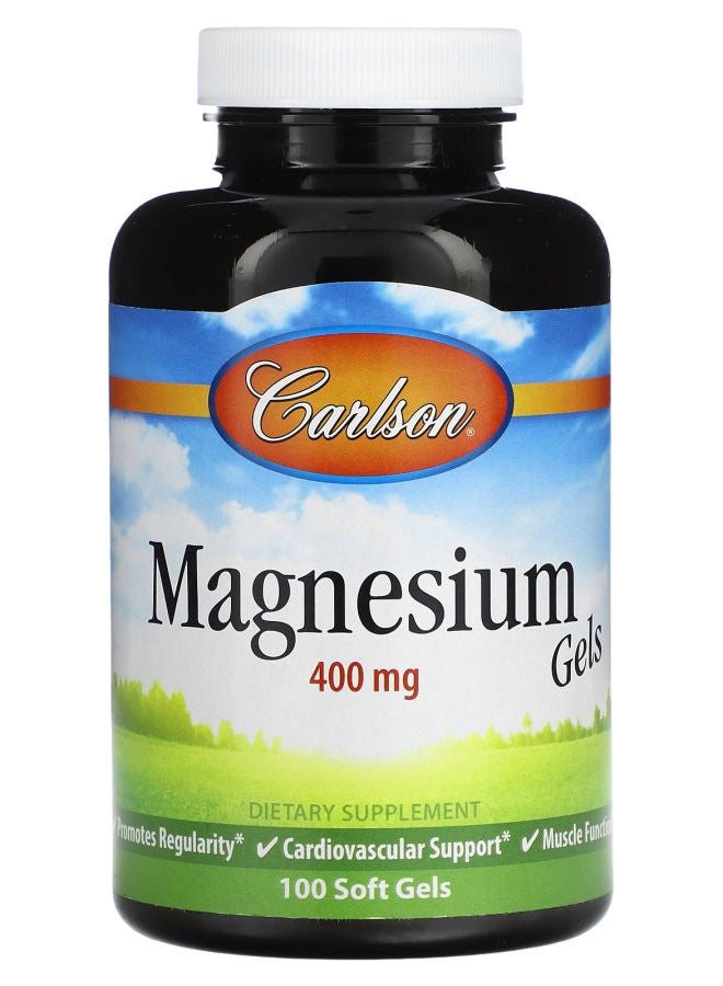 Magnesium Gels 400 mg 100 Soft Gels
