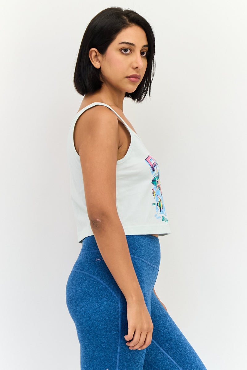 Reebok Women Sportswear Fit Sleeveless Training Tank Top, Multicolor - Image 2