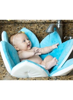 Generic Baby Bath Pad, Comfort Flower Bathtub Mat, Sink Bathtub, Blooming Lotus Shape Baby Bath Tub Mat, Baby Bath Seat for Sink Newborn Bathtub  - Image 3