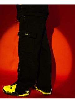 NAS Trends splitted-unisex-sweatpant-black-1 