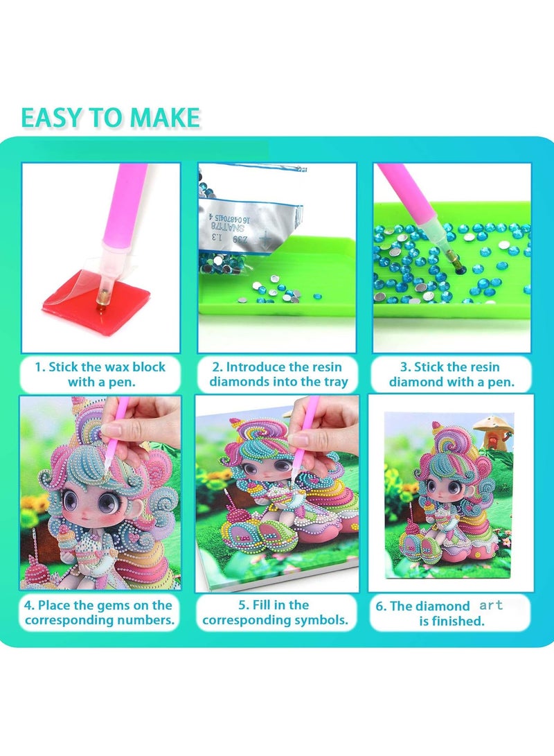 Diamond Painting Kits for Kids, 5D Arts and Crafts for Kids, Painting Kits for Beginners - Image 4