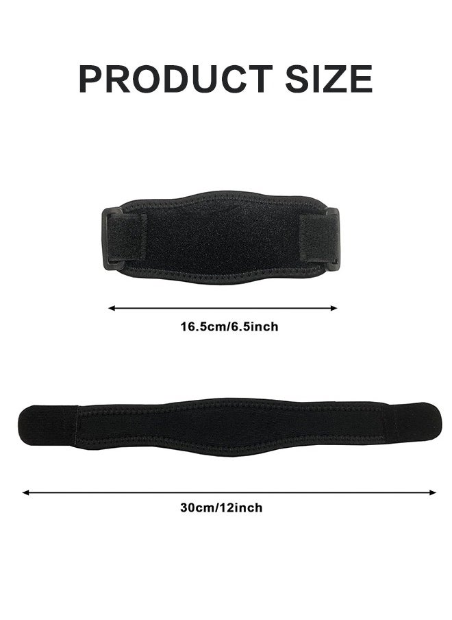 Polish'D - 2 Pack Tennis Elbow Support Brace with Compression Pad Effective Pain Relief for Golfer’s Men Women - Image 1