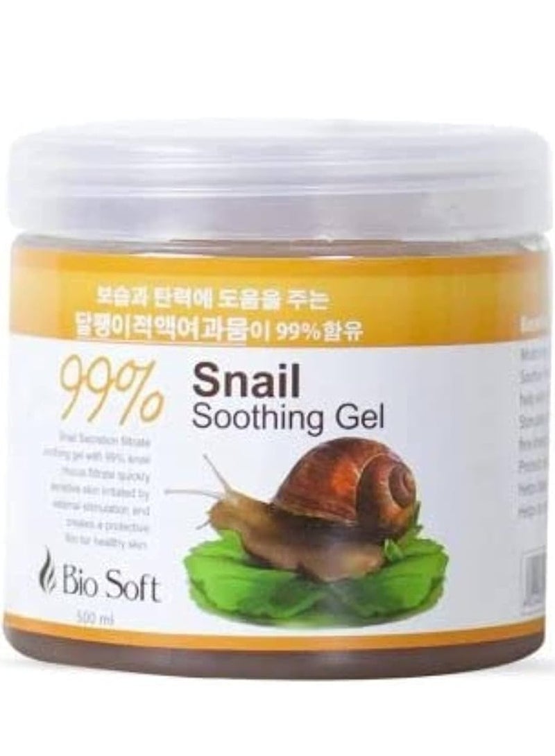 Bio Soft SNAIL SOOTHING GEL 500ML - Image 1