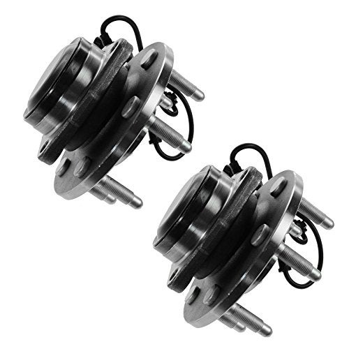 TRQ 2 Piece Front Wheel Bearing & Hub Assembly Set Compatible with 2002-2006 Cadillac Escalade Chevrolet Avalanche 1500 2003-2013 Express 1500 2003-2005 Express 2500 1999-2004 Silverado 1500 2000-200 - Image 5