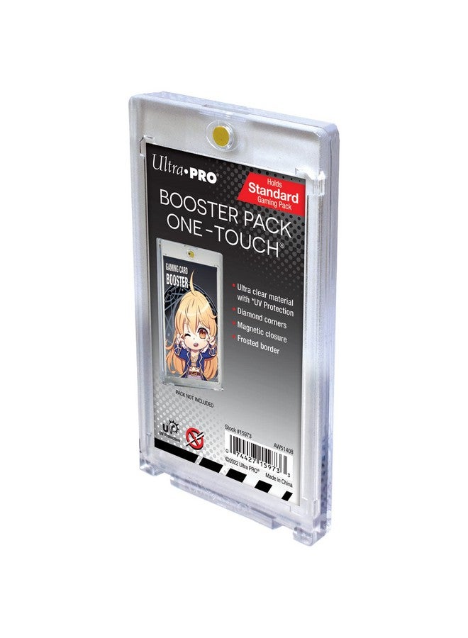 Ultra Pro Ultra Pro - UV Magnetic ONE-Touch for Standard Size Card Booster Pack - Protect Your Pokemon Cards, Sports Cards & Magic The Gathering Safe!, Perfect for Card Display & Pokemon Card Binder  - Image 1