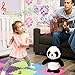Easfan Talking Panda Repeats What You Say Electric Walking Singing Stuffed Animal Interactive Funny Plush Toy Musical Speaking Animated Toy Birthday for Kids Boys Girls 8 - Image 4