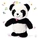 Easfan Talking Panda Repeats What You Say Electric Walking Singing Stuffed Animal Interactive Funny Plush Toy Musical Speaking Animated Toy Birthday for Kids Boys Girls 8 - Image 2