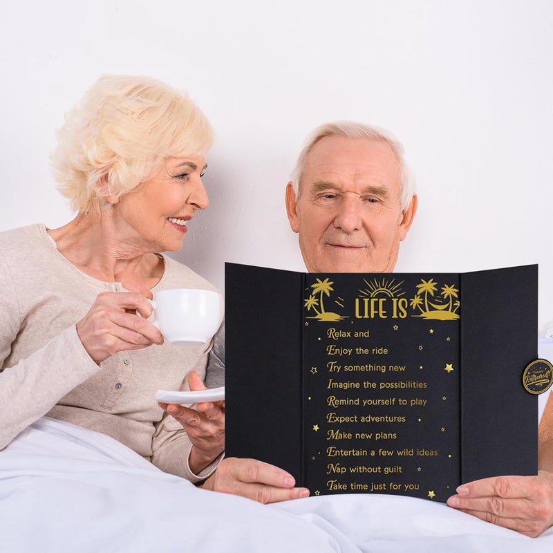 Roetyce Retirement Party Decorations, Black Gold Retirement Guest Book Alternative, Hapyy Retirement Keepsake, Best Retirement Gifts for Women Men, Jumbo Retirement Card Signature Board for Coworker - Image 5
