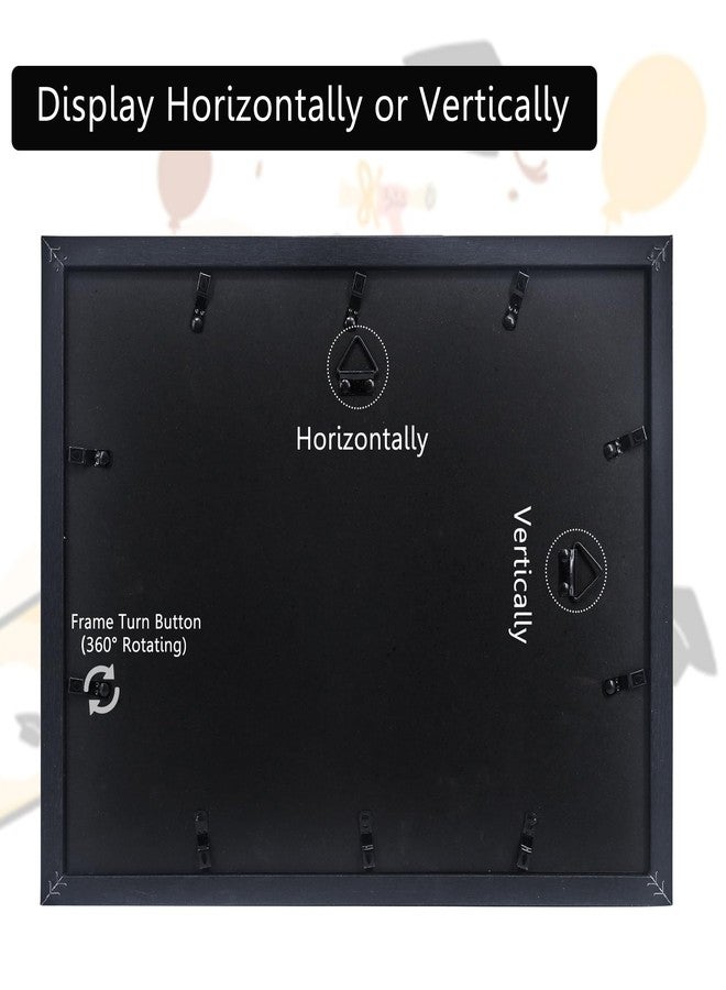 FramePro School Picture Frame Pre-K to 12 Graduation Photo Collage Black Frame with Mat, Displays One 5x7 Photo and Fourteen 3" Pictures,Graduation Gift Souvenirs - Image 4