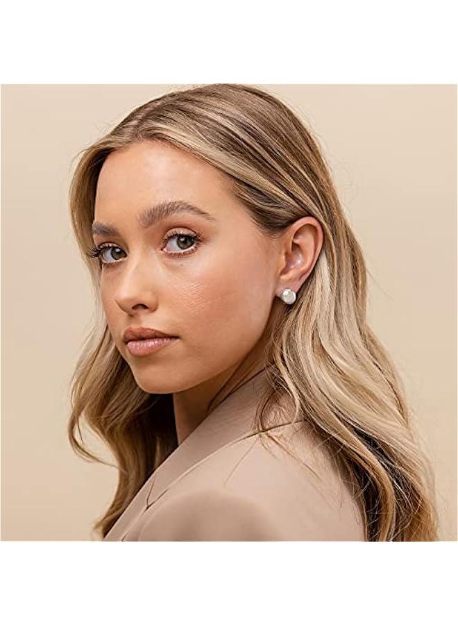 PAVOI 14K Gold Plated 925 Sterling Silver Post Ultra Thick Huggie Earring | Women's Mini Hoop Earrings | Gold Plated Small Hoops  - Image 3