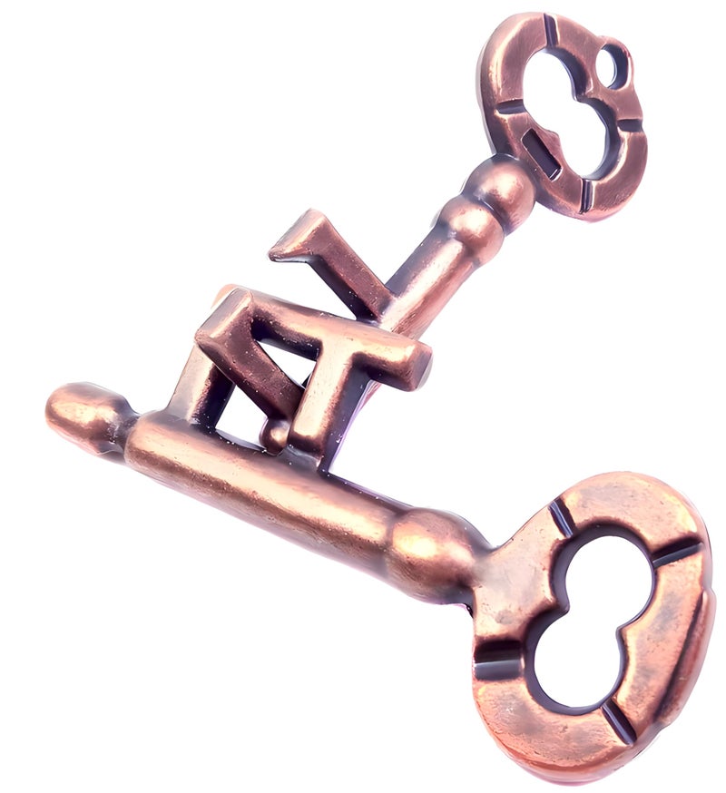 MAGIKON Traditional Brain Teaser, Classical Puzzle Magic Toy (Keys) - Image 1