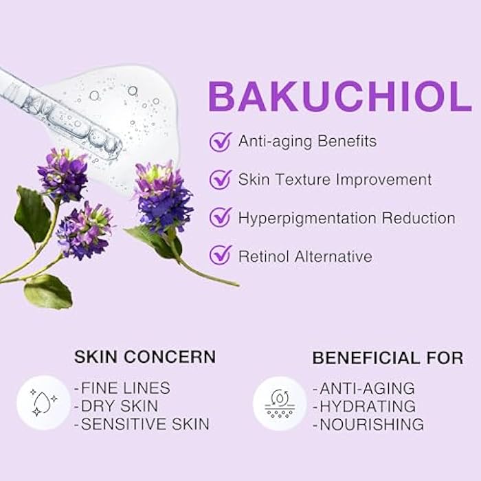 CELDYQUE Korean Bakuchiol Concentrate DIY Mix-in Serum 30,000 ppm - High Potency Retinol Alternative | Wrinkle Reduction Skin Firming & Smoothing - Anti-Aging Sensitive Skin Vegan & Cruelty-Free Non-GMO 1 oz - Image 5