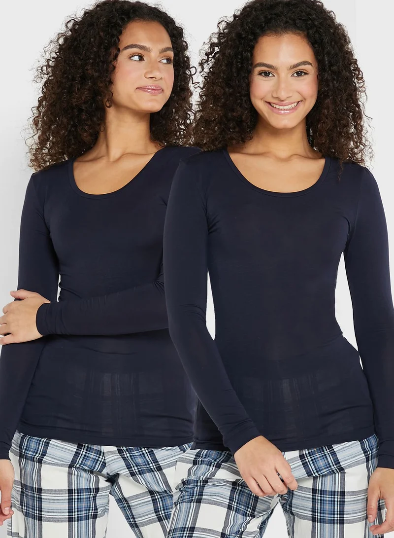 Marks & Spencer 2 Pack Heatgen Thermal Long Sleeve Top