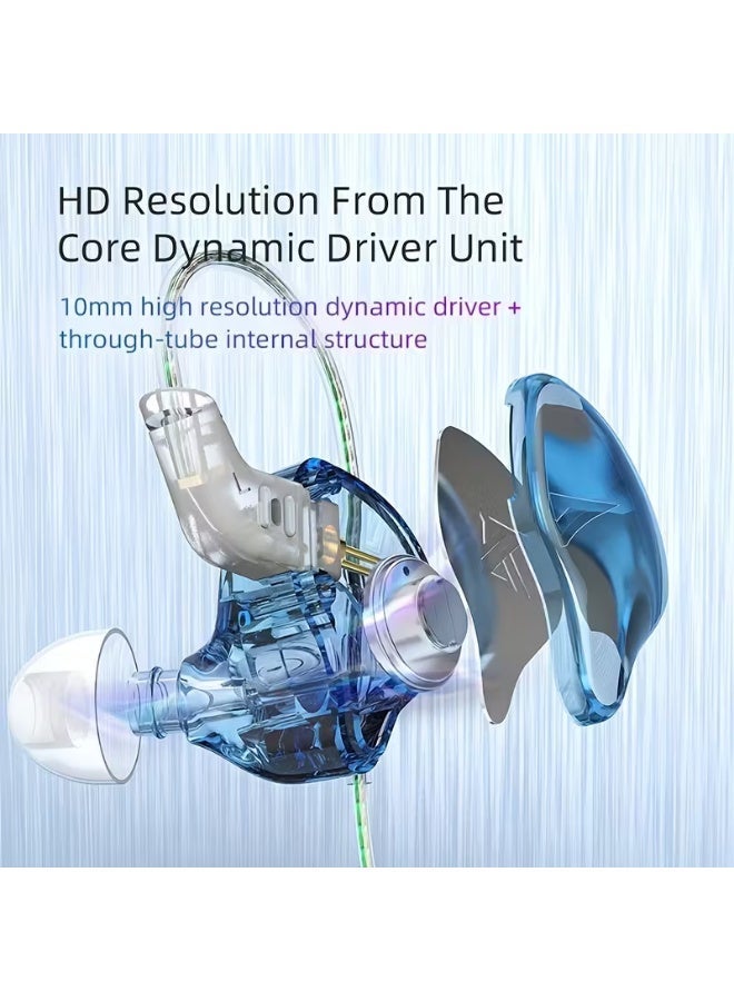 Linsoul KZ EDC Monitor-Grade Dynamic Earphones with Mic, 10mm Hi-Res Driver, Clear Vocals, 3.5mm Wired In-Ear Headphones - Image 4