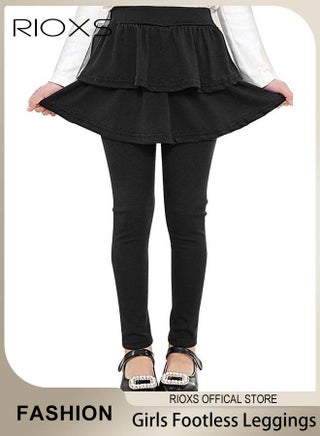 Toddler Girls Footless Leggings Pants With Ruffle Tutu Skirt Fleece Lined Warm Stretchy Pantskirt - pzsku/Z0888A9E7CCE960DEC536Z/45/1746388547/2a96af43-3069-460f-9ca0-77c2659e6dae
