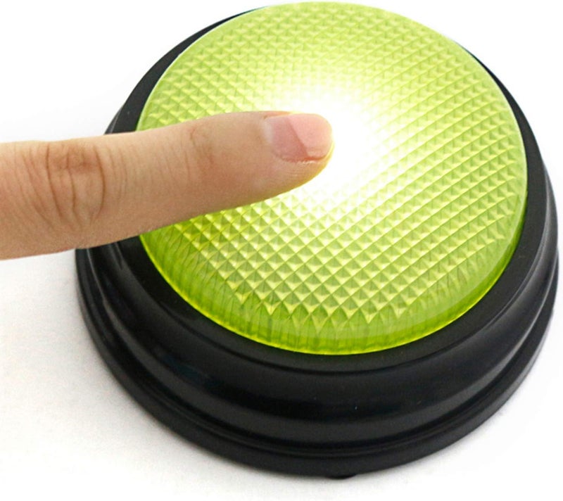 LED Recordable Talking Buttons – Customizable Sound Buzzers for Kids, Classroom, Pets Training & Parent-Child Learning (Set of 4) - view 4