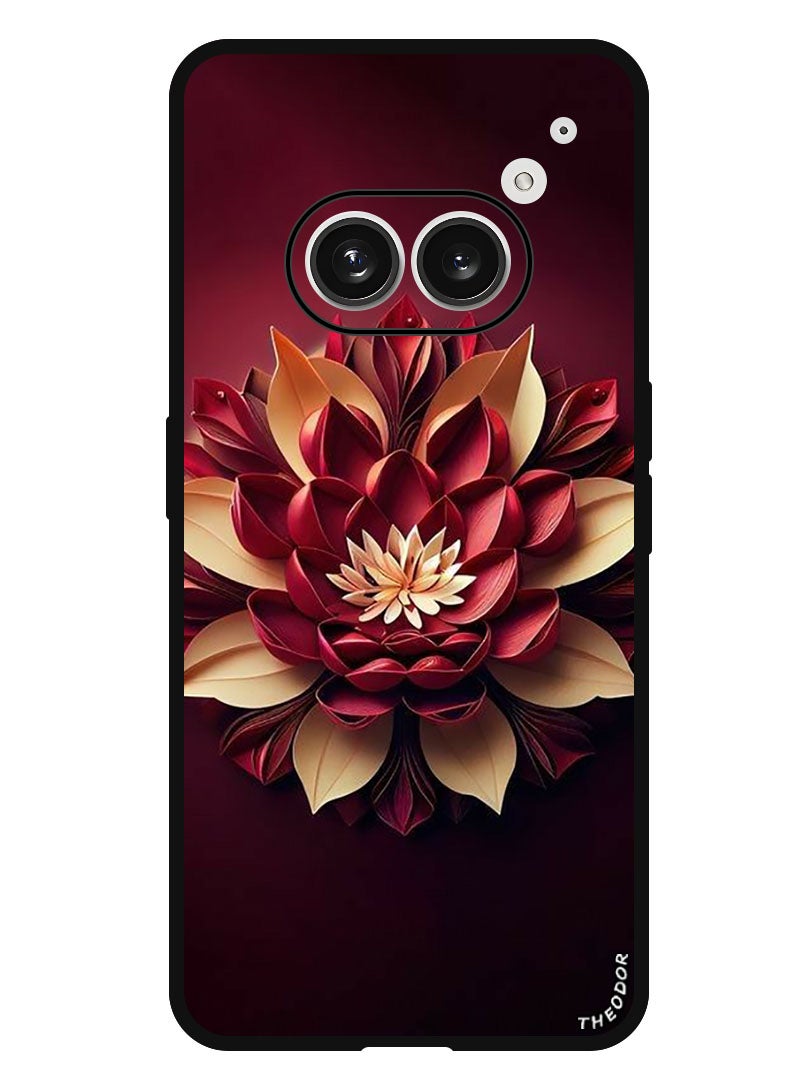 Theodor Protective Case Anti Scratch Shock Proof Bumper Cover For Nothing Phone (2a) Flower Abstract 2 - Image 1