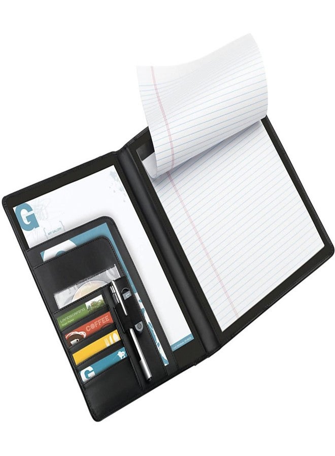 أوفيس ديبوت حافظة أوراق من ماركة أوفيس ديبوت® مزودة بجيوب بغطاء، لون أسود - Image 5