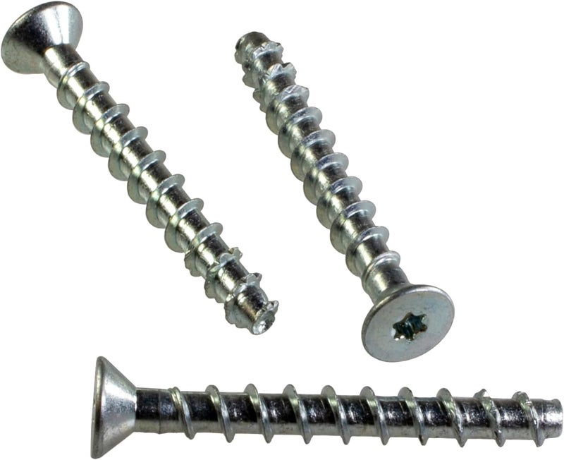 Simpson StrongTie THDB25412CS Titen HD 1/4 in. x 4-1/2 in. Zinc-Plated Countersunk Head Heavy-Duty Screw Anchor (50-Qty) - Image 3