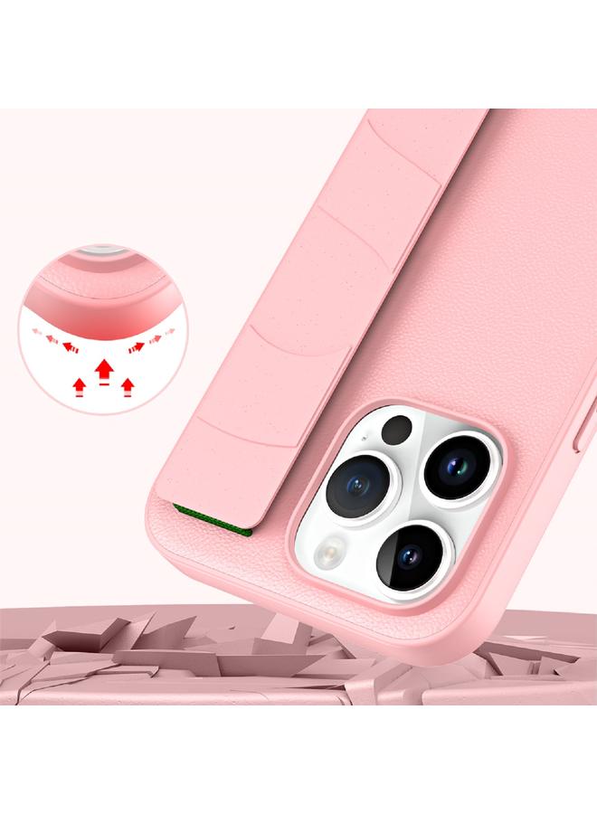 S-TOP Case For iPhone 15 Pro Skin Elastic Wrist Grip Back Cover Phone Case - Image 5